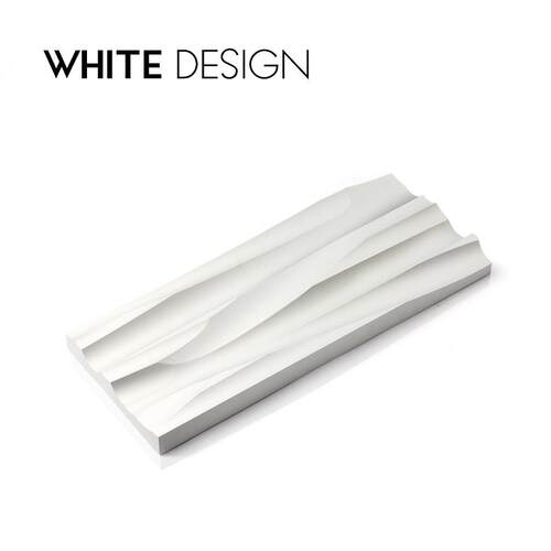 White Design铝合金笔架笔托 创意波浪金属 收纳办公桌摆件 礼品