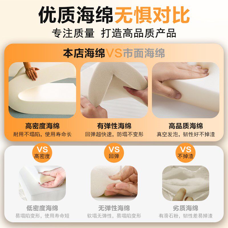 飘窗垫窗台软垫主卧室可拆洗阳台垫子改造坐垫厚硬高密度海绵薄款