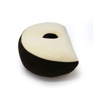 办公室靠垫慢回弹多功能腰枕半月形孕妇腰枕沙发靠背足枕