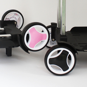 书包拉杆架 轮子配件可爬楼三轮五轮静音大轮可拆卸女童男孩耐磨