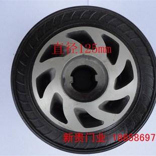 电动门轮子 伸缩门铝心机头轮 红开门轮 伸缩门配件 红开门配件