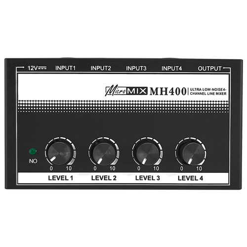 4路独立运放混音器独立输入音量控制前级放大调音台