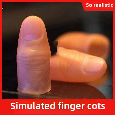假手指，断指模拟指套，特殊假肢，残疾人手指魔术，无名指，硅胶