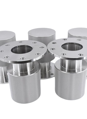 DN50不锈钢烧结网滤芯DN80法兰接口真空泵呼吸口筛网复合网10μm