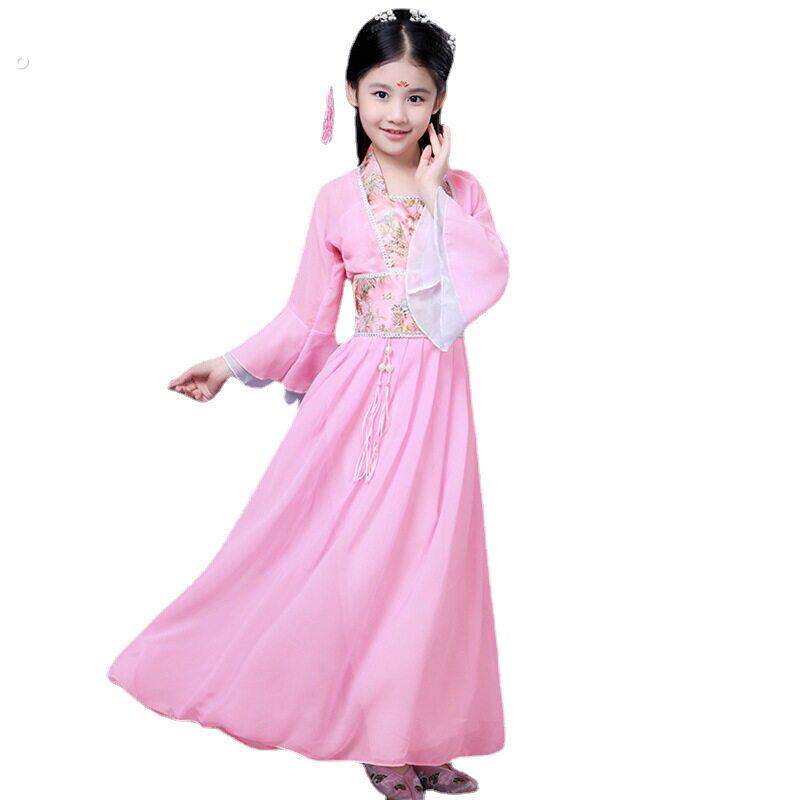 儿童古装七仙女服装西游记蜘蛛精白骨精小妖精小仙女节目演出服装