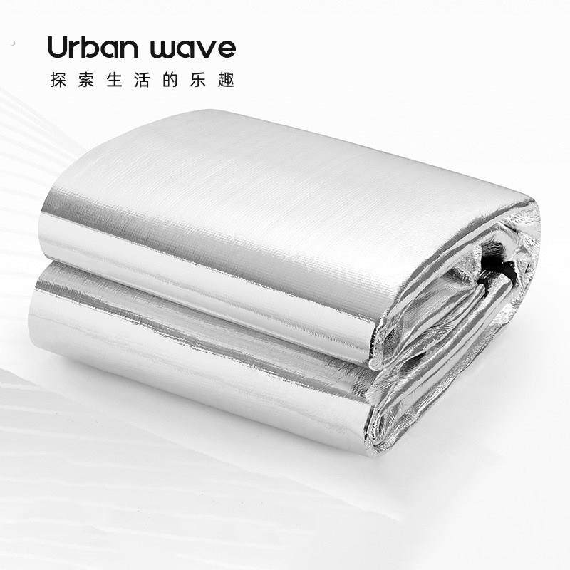 城市波浪防潮垫野餐便携加厚户外垫子帐篷家用露营双面铝膜地垫,户外/登山/野营/旅行用品,防潮垫,淘宝优惠券,粉丝福利购,淘宝优惠卷