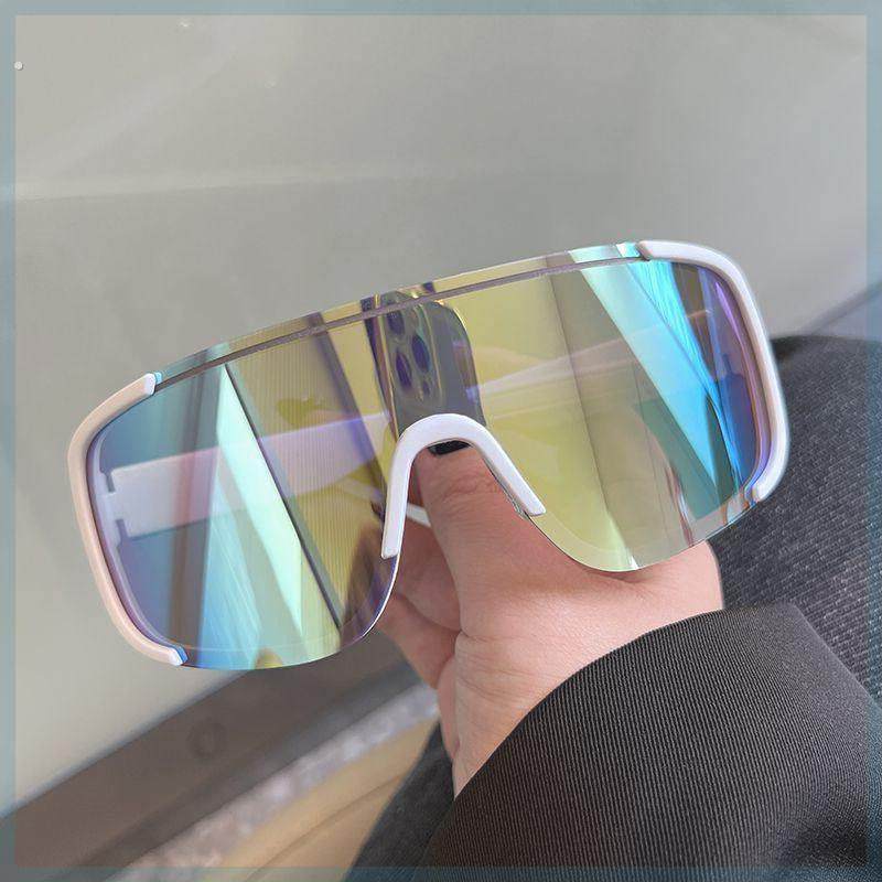 男女户外骑行登山滑雪防风防虫太阳眼镜大框夜视骑行护目一体太阳