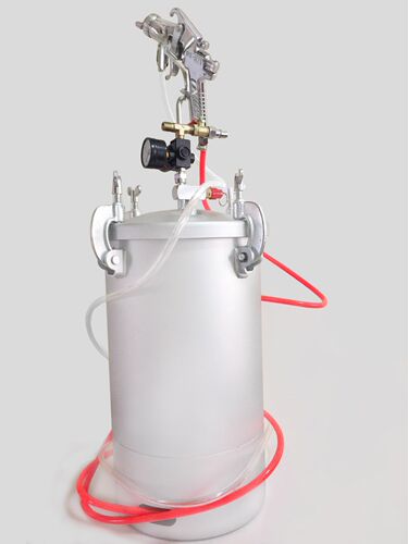 10L15L上下排两用水包砂多彩漆压力桶水包水仿石漆石感漆高压喷枪