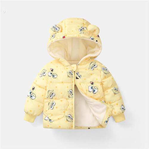 婴儿羽绒服冬季0一1周2岁3儿童4小男孩棉衣5加绒6个月7女宝宝外套