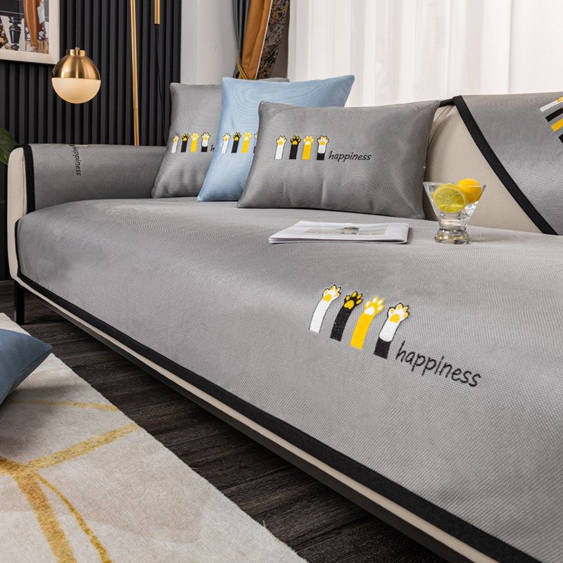 冰丝沙发垫夏季2024新款凉感冰丝凉席四季通用坐垫防滑皮沙发套罩,居家布艺,沙发垫,淘宝优惠券,粉丝福利购,淘宝优惠卷