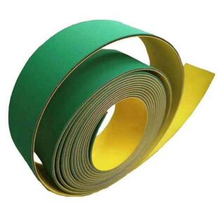 黄绿色片基带抗静电丁腈平面高速纺织传动带尼龙橡胶裱纸机平皮带