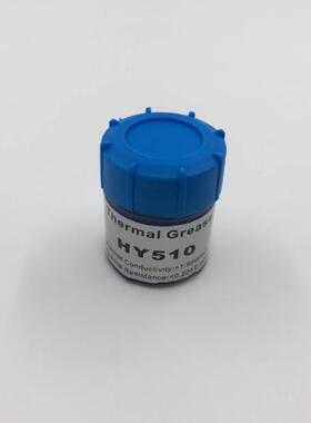HY-510灰色含银导热硅脂膏瓶装CPU显卡芯片散热硅胶