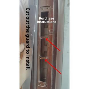 可调间隙防盗门框不锈钢扣片霸王锁体扣盒导片可调门锁配件