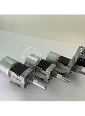 DELTA M1610G双联马达电位器 20KAX2 10KBX2 100KBX2柄25MMF -1