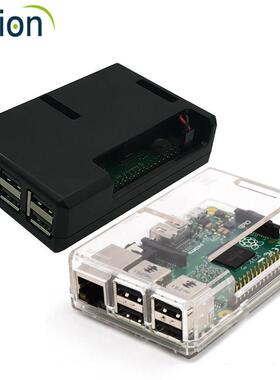 树莓派 3B+ 3B外壳ABS注塑透明 黑色raspberry pi 4主板机箱盒子