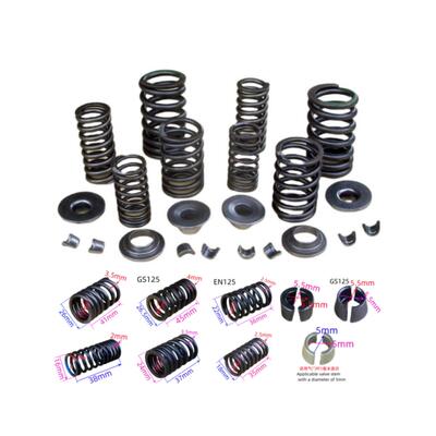 CG125五WY羊GY6铃WH100T木GS王CBF三轮摩托车气门弹簧锁夹板卡片