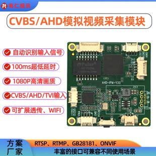 CVBS&AHD低延时视频采集模块无人机图传视频编码器视频转网络视频
