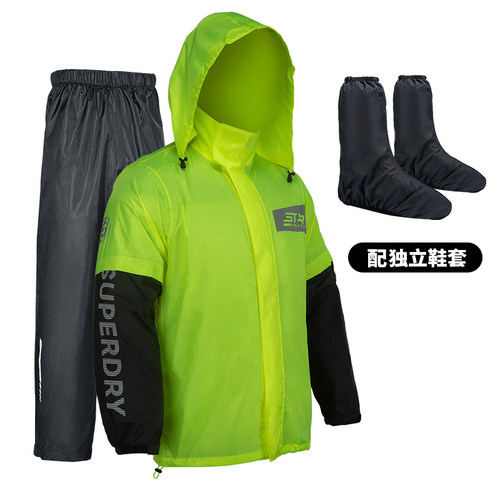摩托车雨衣骑行男款电动车雨衣雨裤套装分体机车雨服女全身防暴雨