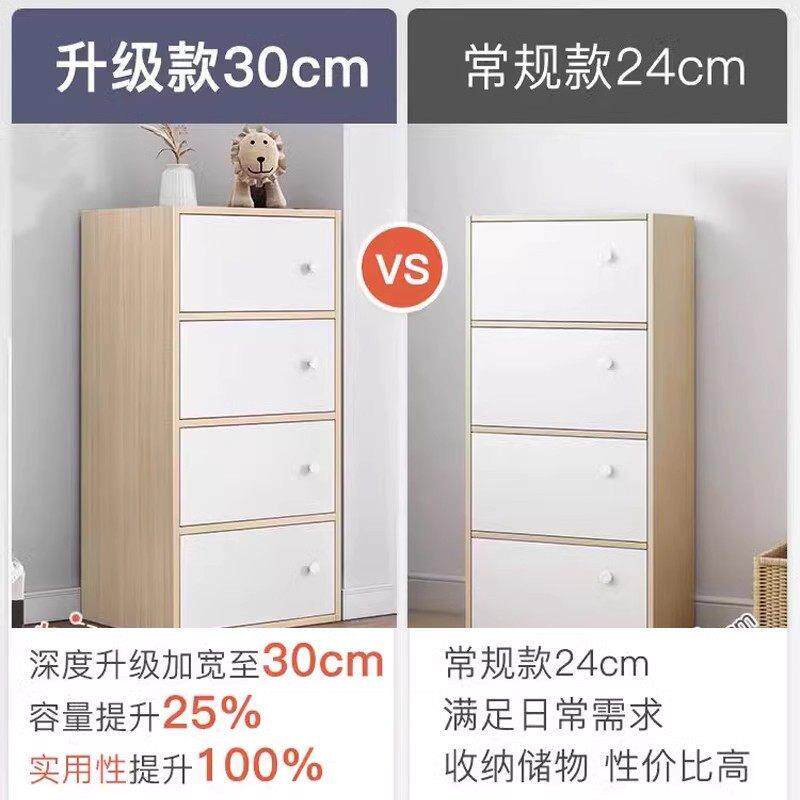 小柜子储物柜五斗柜卧室立柜储物柜客厅靠墙木质厨房清洁工具套装