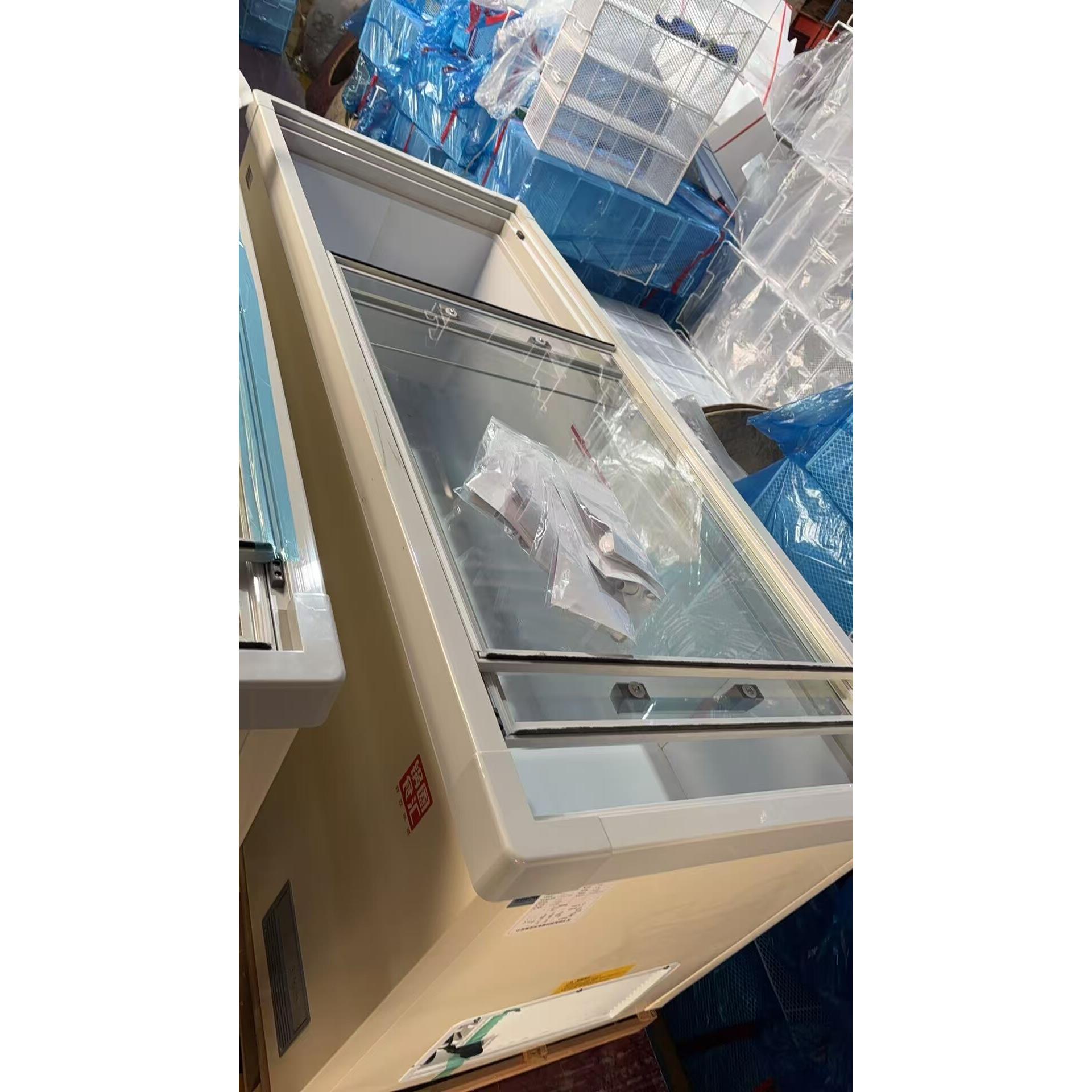 美百加冰淇淋柜雪糕柜冰柜冷藏冷冻柜圆弧玻璃门展示柜