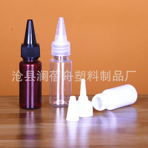 现挤货m1XYM5ml20ml0l塑料油et透明p压尖嘴彩绘颜料子