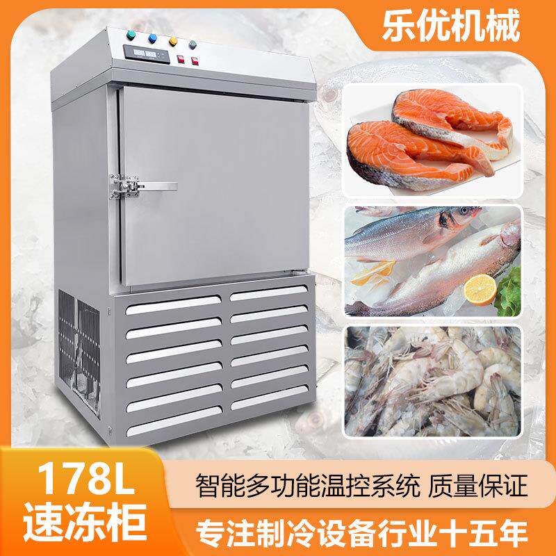 青岛饺子食品速冻柜QJJ猪肉-条腌制排牛排小型速冻机4羊5度温低速