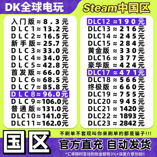steam中国区充值卡钱包码余额卡