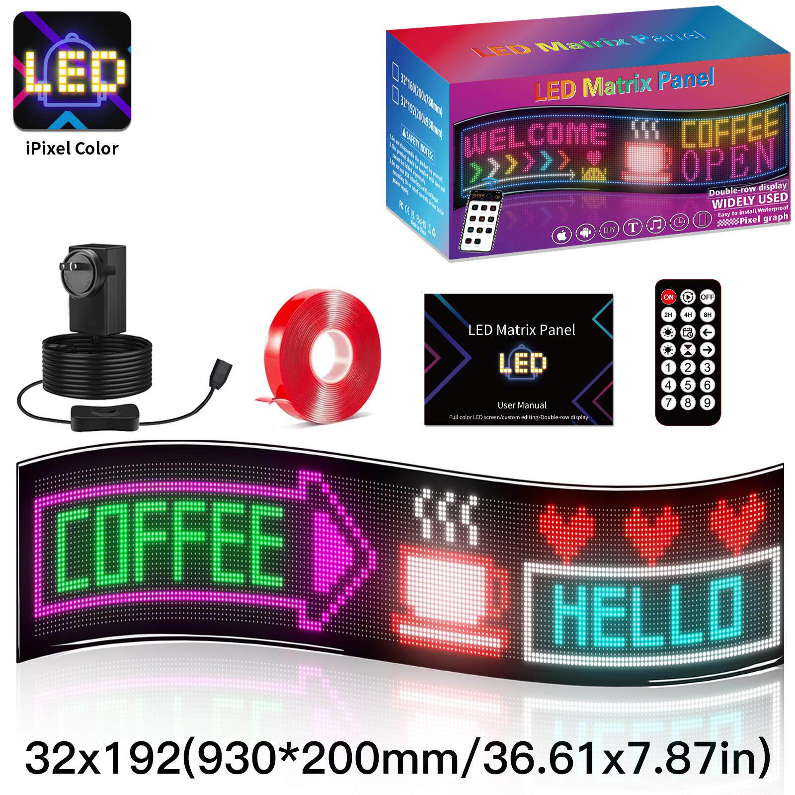 LED柔性显示屏恶魔之眼led显示屏动态滚动屏汽车后窗车载智能车贴