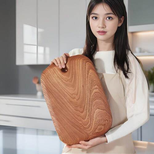 乌檀木菜板整木菜板砧板实木家用案板刀板占板切菜板抗菌防霉