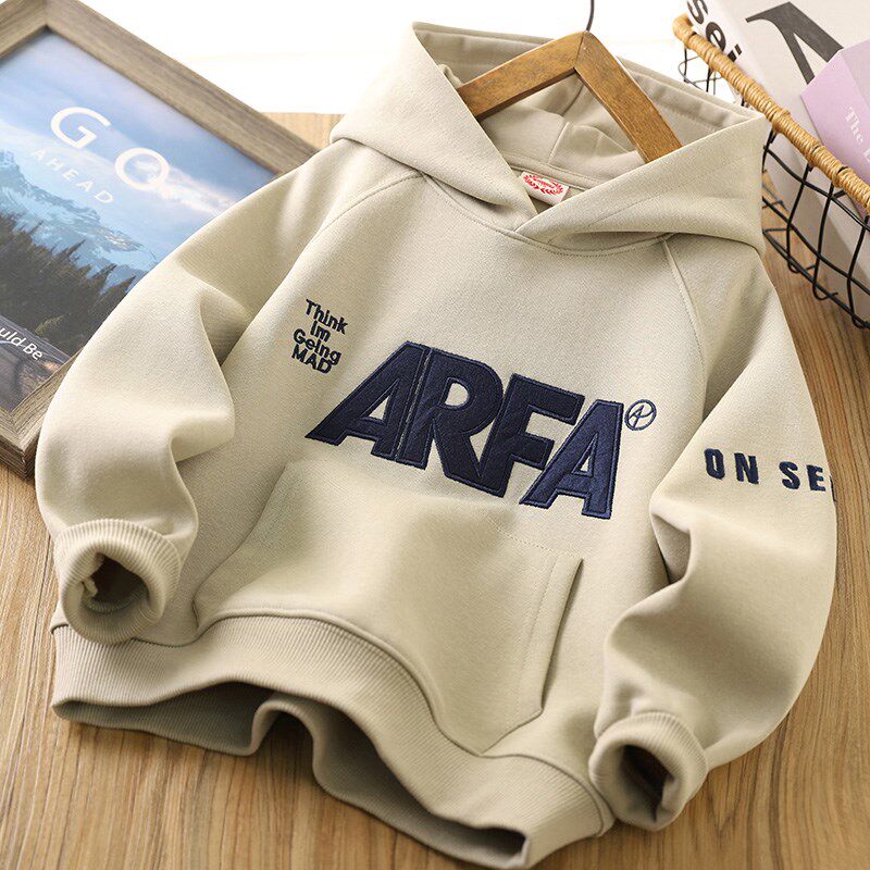 男童春秋款卫衣中大童春季薄款长袖连帽衫儿童套头宽松打底上衣