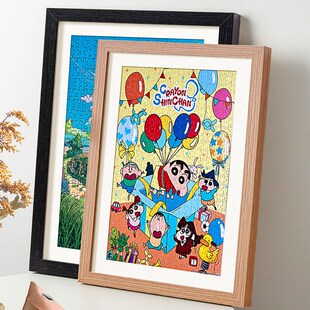 拼图相框1000片70x50x75平图装裱画框300块500片2000片边框架定制