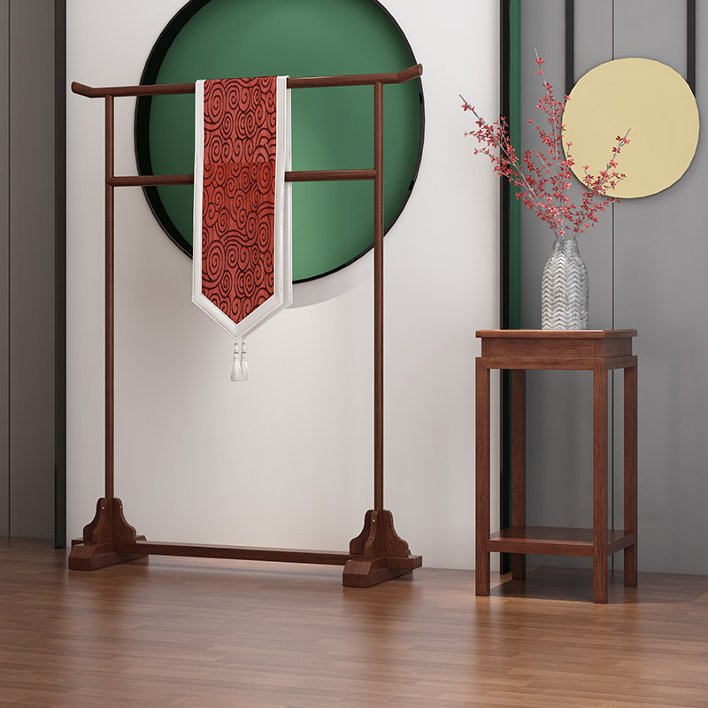 复古新款中式展示衣帽架落地橱窗架 日式 陈列架卖衣服的创意架子