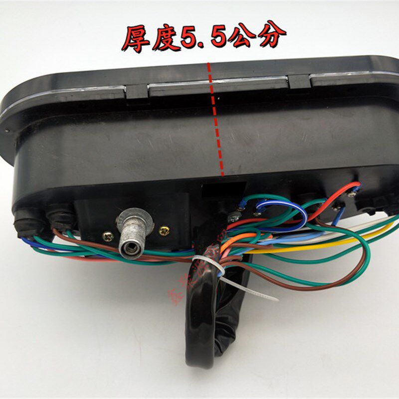 摩托三轮车全蓬包车仪表台仪表水温油位指示档位指示里程表配件