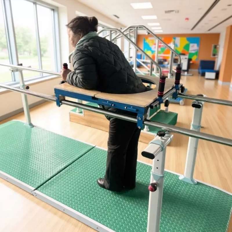 平行杠平衡杠双杠儿童下肢步行训练矫正老人训练器材