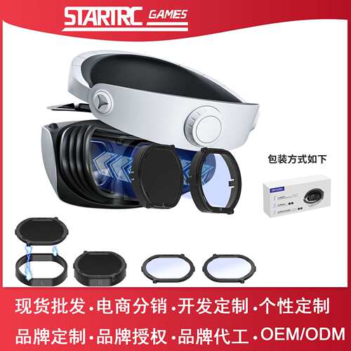 现货PSVR2磁吸眼镜PSVR2保护罩防蓝光防起雾磁吸设计保护镜片