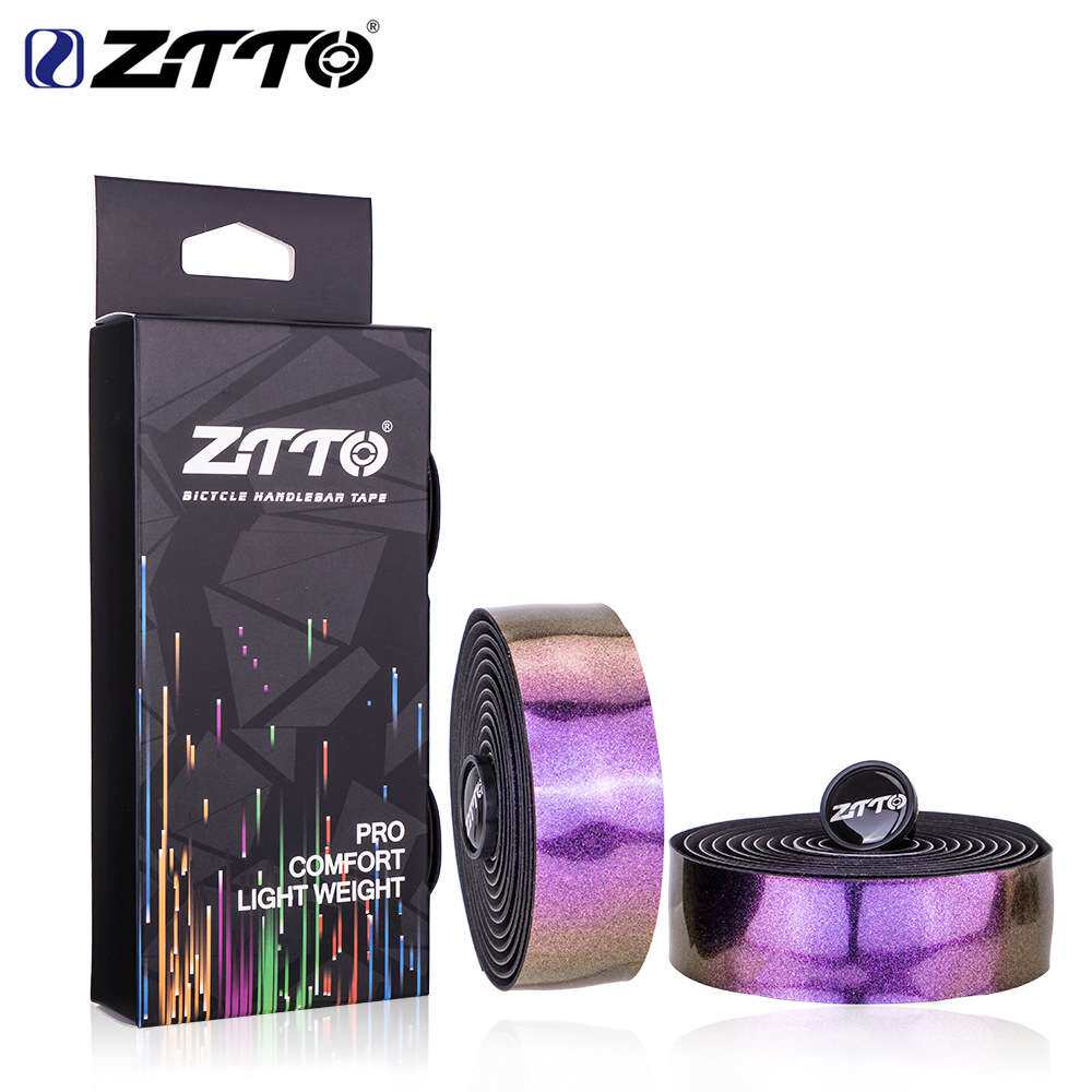 ZTTO公路车把带自行车把手极光把带渐变色缠绕减震绑带牛角把带