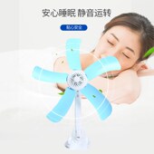家用大风力学生寝室床头夹扇迷你床上静音小风扇小型夹式 扇电风扇