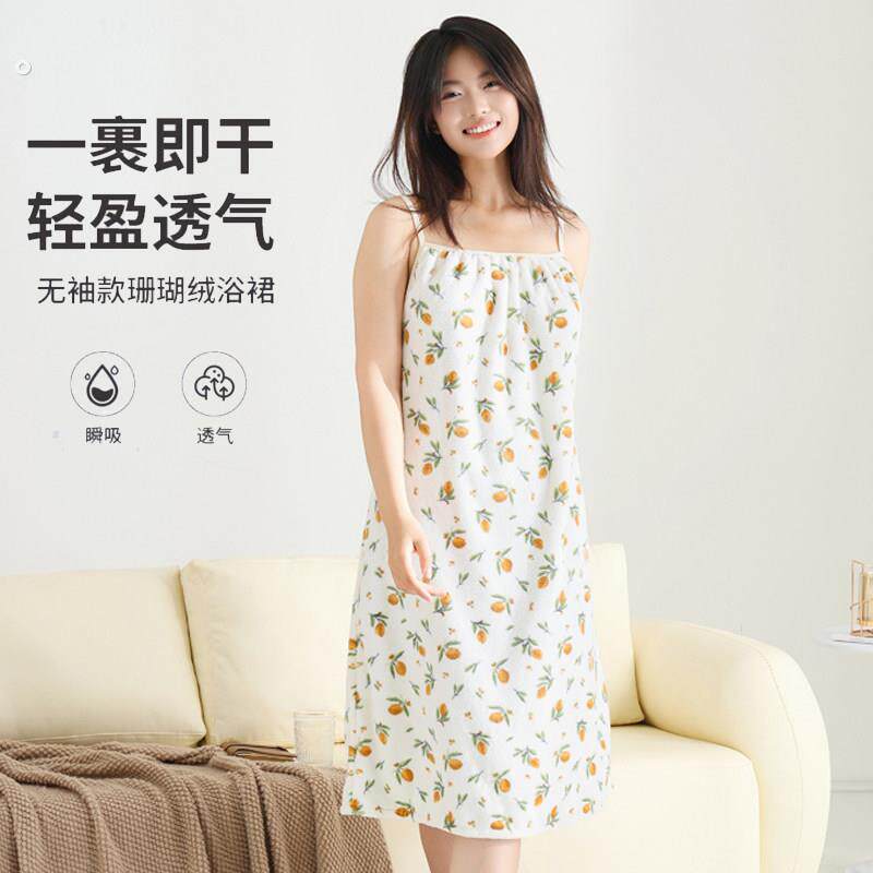 浴巾浴袍裹全身可穿式速干吸水女款夏2025新款非纯棉大人浴衣