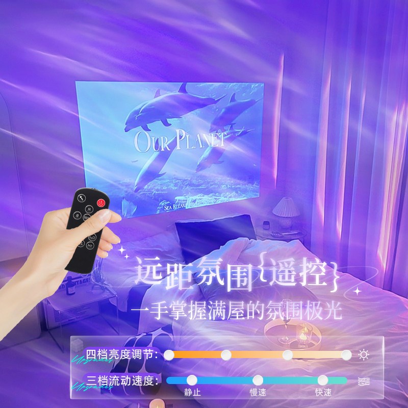 星空投影灯满天星小夜灯卧室睡眠床头氛围情调2025新款儿童房伴睡