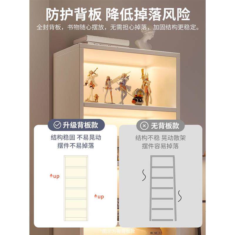 化妆品展示柜简约美容产品陈列柜货架美甲理发店样品展柜置物架