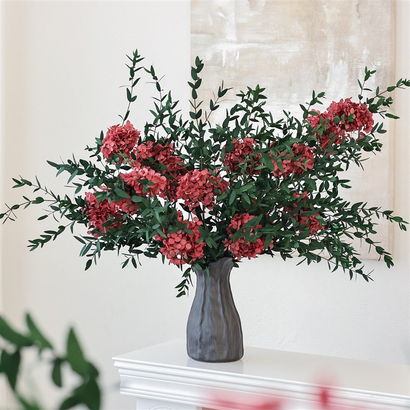 永生花绣球干花花束花瓶插花客厅餐桌装饰摆件干鲜花天然风干真花