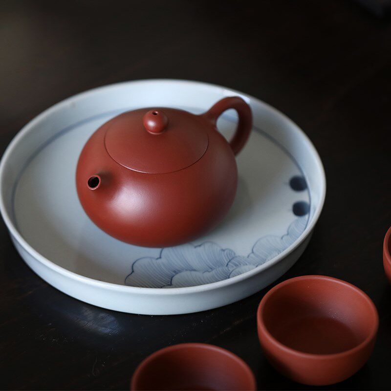 宜兴大红袍西施紫砂壶原矿茶壶