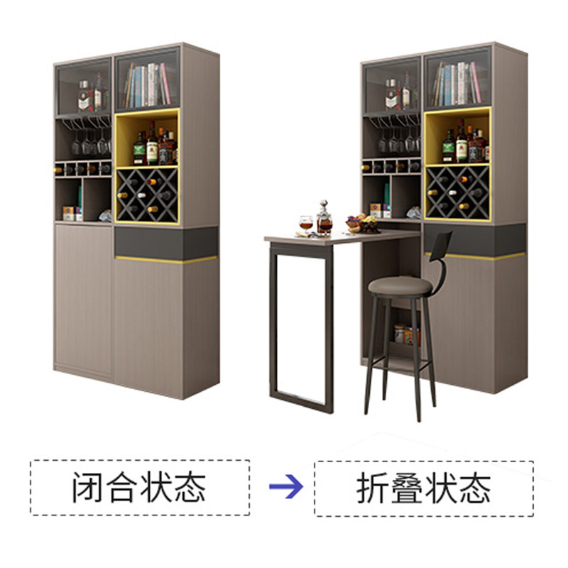 隐藏式折叠桌框架五金配件多功能下翻桌可收纳隐形餐桌书桌吧台定
