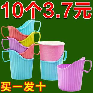 纸杯托加厚杯托一次性环保纸杯托防烫一次性水杯拖杯套茶托底座