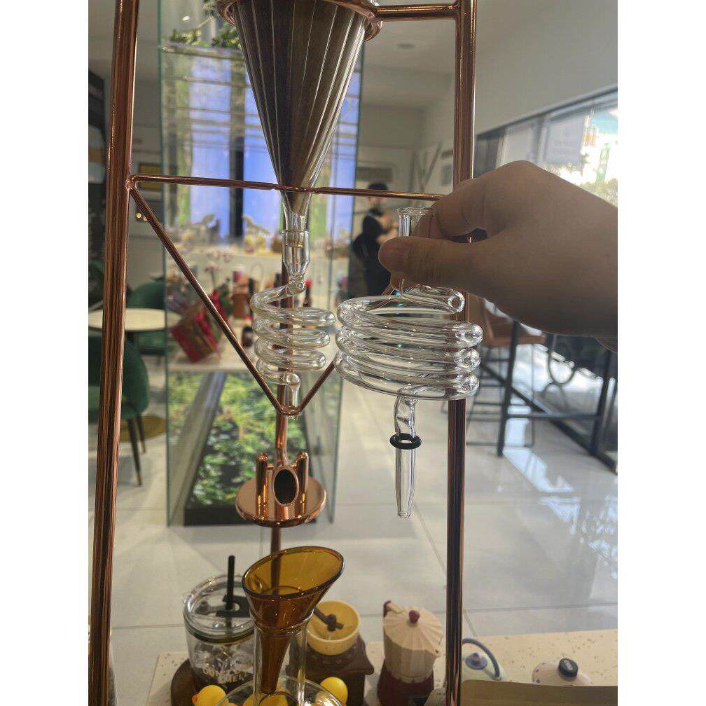 定远冰滴壶冷萃咖啡壶蛇形管弯头玻璃弹簧