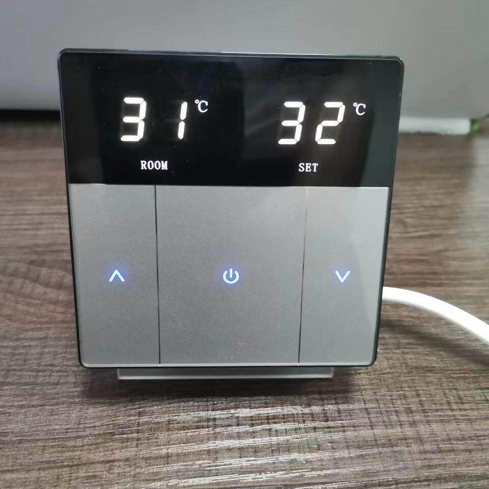 地暖温控器水暖温控器外置感温头控制数字显示家用面板家居S808