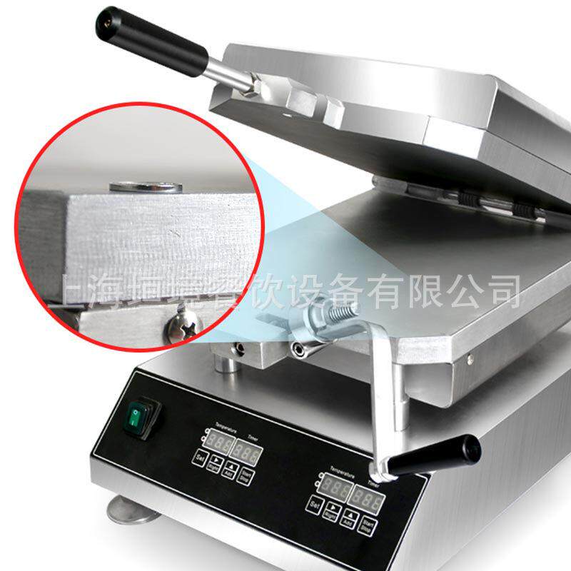网红化海鲜石饼机 八爪手鱼鱿鱼压薄饼机日本大烧 甲骨文仙贝机