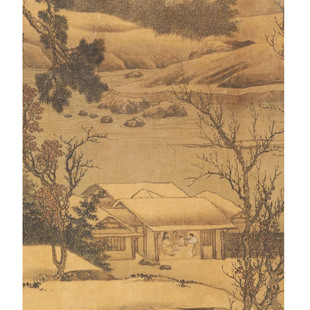 古风作画装饰直播间高清立体仿真逼真背景布家居装饰背景布定制