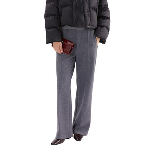 新品 气质慵懒阔腿裤 休闲裤 女时尚 高级感 百搭长裤 2026春季