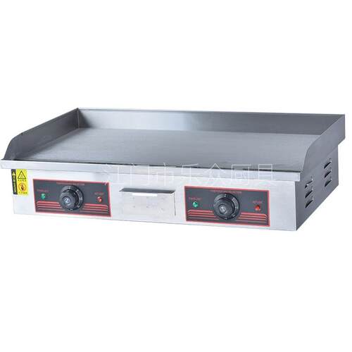 PL820厂家商用台式电扒炉电热平扒炉手抓饼机器压板扒炉小吃